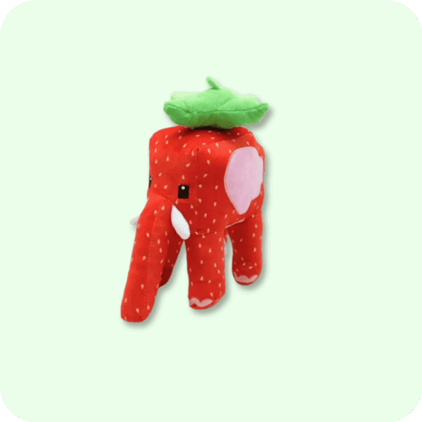 Strawberry Elephant Plush