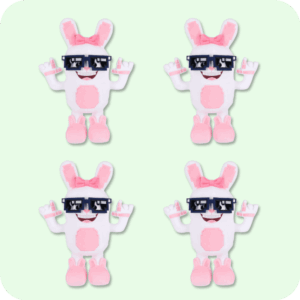 Boppin Bunny Plush 4PCS